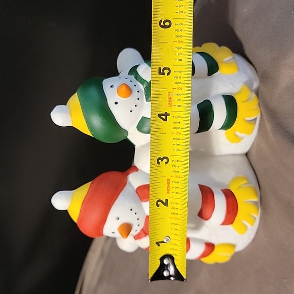 Partylite Snowman Pillar Candle Holder - Picture 5 of 7